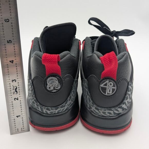 Nike Air Jordan Spizike Low Basketball Shoes Sneakers Black/Red Size US6Y EU38.5 - Picture 4 of 11
